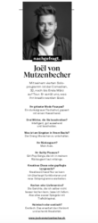 Nachgefragt bei Joël von Mutzenbecher